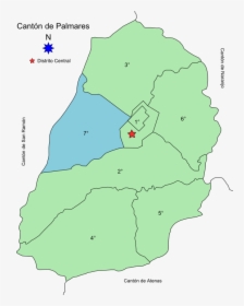Distrito De La Granja - Map, HD Png Download, Transparent PNG