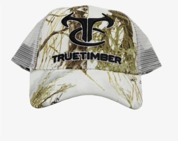 Truetimber Logo Mc2 Snow Hat W/ White Mesh Snap Back - Baseball Cap, HD Png Download, Transparent PNG