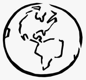Earth Sketch Clip Art At Clker - Earth Clip Art, HD Png Download, Transparent PNG