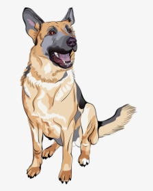 German Shepherd Royalty-free Stock Photography Clip - German Shepherd Dog Clipart, HD Png Download, Transparent PNG