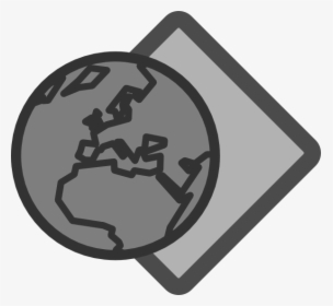 Earth With Paper Svg Clip Arts - Globe Clip Art, HD Png Download, Transparent PNG