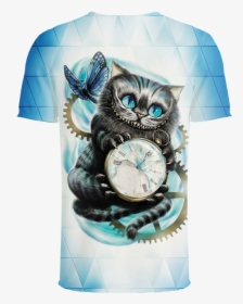 Cheshire Cat Alice In Wonderland 3d T-shirt - Alice In Wonderland Png Cheshire Cat, Transparent Png, Transparent PNG