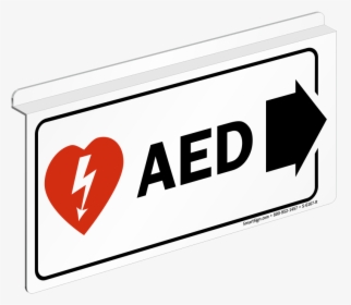 Aed Hanging Sign, HD Png Download, Transparent PNG