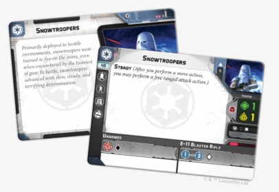 Snowtroopers - Star Wars Legion Snowtroopers Card, HD Png Download, Transparent PNG