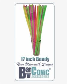 17 Inch Mammoth Bendy Straws - Poster, HD Png Download, Transparent PNG