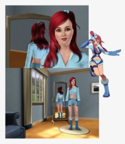Foto - Sims 4 Serena Pokemon, HD Png Download, Transparent PNG