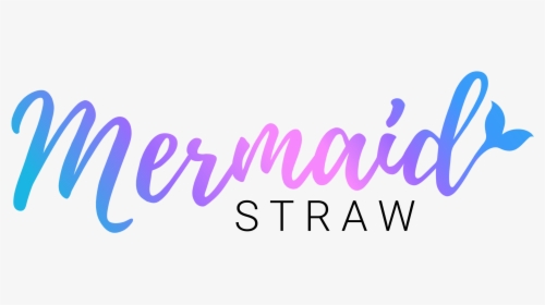 Mermaid Straw Logo - Calligraphy, HD Png Download, Transparent PNG