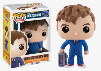 10th Doctor With Hand Pop Vinyl Figure - Funko Pop Doctor Who Newest, HD Png Download, Transparent PNG