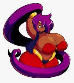 Half-genie Hero Shantae And The Pirate S Curse Shantae - Shantae Big Boobs, HD Png Download, Transparent PNG