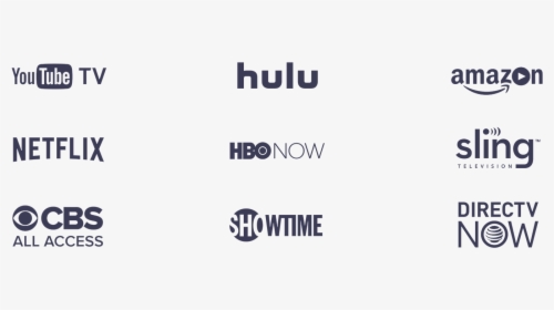 Tv Streaming Services Logos, HD Png Download, Transparent PNG