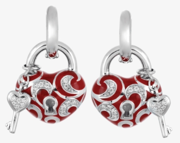 Belle Étoile Key To My Heart Red Earrings - Earrings, HD Png Download, Transparent PNG