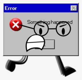 The Object Shows Community Wiki - Windows Error Message Aesthetic, HD Png Download, Transparent PNG