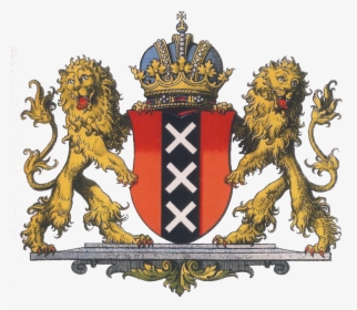 Ströhl Ha Wappen Amsterdam - Amsterdam Coat Of Arms, HD Png Download, Transparent PNG