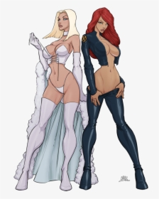Emma Frost And Jean Grey Rival Queens, HD Png Download, Transparent PNG