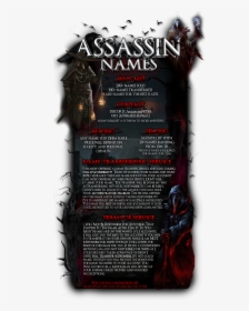 Assassin Gamer Cool Names, HD Png Download, Transparent PNG