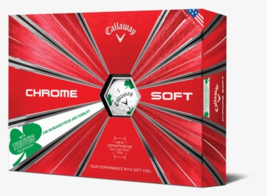 Callaway Chrome Soft Golf Balls Shamrock, HD Png Download, Transparent PNG