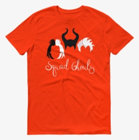 Ghouls Mockup Flat-front Orange - T-shirt, HD Png Download, Transparent PNG