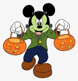 Mickey Mouse Halloween Frankenstein, HD Png Download, Transparent PNG