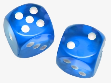 Dice Png Images - Blue Dice, Transparent Png, Transparent PNG