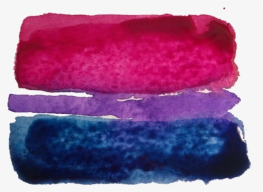 #pride #png #bi #bisexual #pink #blue #purple #lgbt - Watercolor Paint, Transparent Png, Transparent PNG