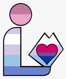 Bisexual Bigender Pride Library Logo - Pansexual Pride, HD Png Download, Transparent PNG