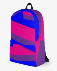 Bisexual Pride Flag Backpack , Png Download - Backpack, Transparent Png, Transparent PNG
