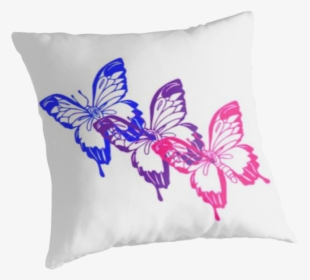 Bisexual Flag Butterflies By Infuriating - Bisexual Tattoos Designs, HD Png Download, Transparent PNG