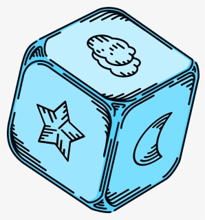 Cube - Toys Clipart Black And White Free, HD Png Download, Transparent PNG