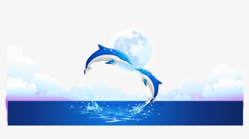 Dolphin Transparent Water Png - Water Dolphin Png, Png Download, Transparent PNG