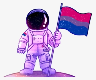 #astronaut #lgbt #bisexual #pride #lovewins #tumblr - Pride Drawings, HD Png Download, Transparent PNG