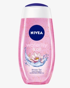 Nivea Waterlily And Oil Shower Gel, HD Png Download, Transparent PNG