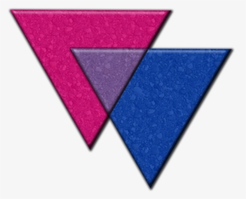 Large Texture Heart Filled With The Colors Of The Asexual - Bisexual Pride Flag, HD Png Download, Transparent PNG