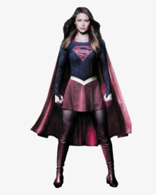 Supergirl Clark Kent Clip Art - Melissa Benoist Supergirl Png, Transparent Png, Transparent PNG