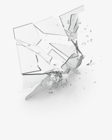 #broken #glass #brokenglass - Sketch, HD Png Download, Transparent PNG