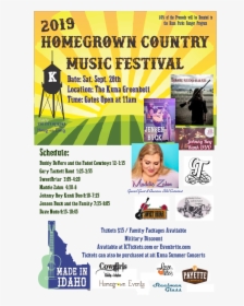 Homegrown Country Music Fest, HD Png Download, Transparent PNG