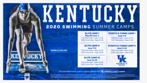 Kentucky Swimming Camps Sign Up Today - Uk Basketball Schedule 2018 2019, HD Png Download, Transparent PNG