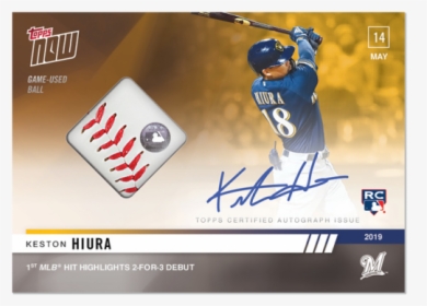On Card Autograph Relic - Rookie Card, HD Png Download, Transparent PNG