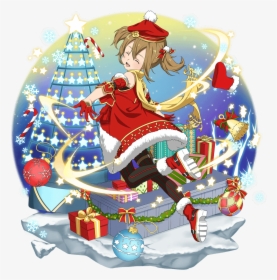 Asuna Yuuki Png , Png Download - Christmas Anime Sao Silica, Transparent Png, Transparent PNG
