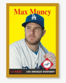 Max Muncy 2019 Archives Baseball 1958 Topps Poster - Poster, HD Png Download, Transparent PNG