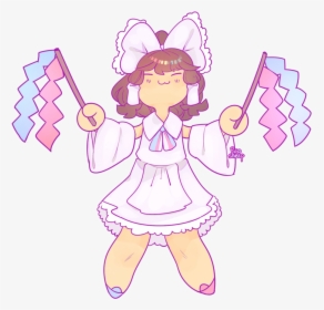 “reimu Said Trans Rights And Support Lgbt Youths ” - Cartoon, HD Png Download, Transparent PNG