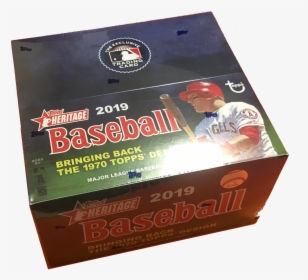 2019 Topps Heritage Baseball Box Retail - Flyer, HD Png Download, Transparent PNG