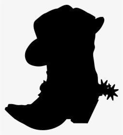 Cowgirl Boot Clipart Png Transparent Png , Png Download - Clipart Cowboy Boot Silhouette, Png Download, Transparent PNG