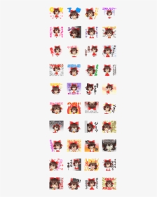 Reimu Hakurei By Touhou Project - Touhou Stickers, HD Png Download, Transparent PNG