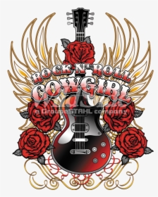 Rock N Roll Cowgirl - Illustration, HD Png Download, Transparent PNG