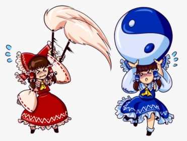Tinu Reimu’s Having Big Problems With Their Weapons - Cartoon, HD Png Download, Transparent PNG