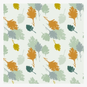 Wooden Leaves Pattern Square Coaster   Class - Illustration, HD Png Download, Transparent PNG