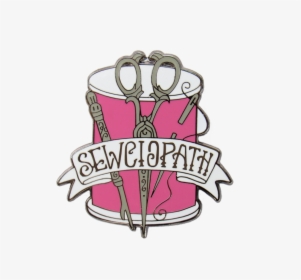 Sewing Inspired Enamel Pins , Png Download - Sewciopath, Transparent Png, Transparent PNG