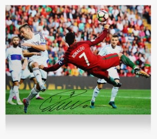 Cristiano Ronaldo Bicycle Kick Portugal, HD Png Download, Transparent PNG