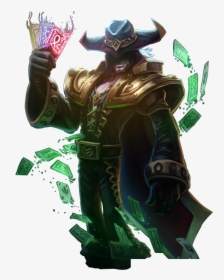 Twisted Fate Png Transparent Image - League Of Legends Twisted Fate Png, Png Download, Transparent PNG