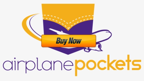 Airplane Pockets Logo4 - Orange Buy Now Button, HD Png Download, Transparent PNG